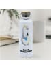 Mr. & Mrs. Panda Trinkflasche Pinguin Bester Schwiegersohn mit S... in Weiß