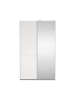 ebuy24 Schiebetürenschrank Como (2-türig) Weiß 119 x 67 cm