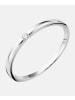 Diamant L'éternel Ring aus 375 Weißgold mit 0.03 Karat Diamant