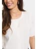 SAINT TROPEZ Strickjacke MilaSZ Gerade Passform in Ice