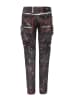 Cipo & Baxx Jeans in BURGUNDY