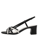 Tamaris Sandalette in BLACK COMB