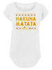 F4NT4STIC Long Cut T-Shirt König der Löwen Hakuna Matata in weiß