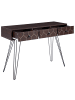 Beliani Konsolentisch MALSALA in Braun/Schwarz - (W) 110 x (H) 79 x (L) 39 cm