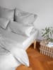 Erlich Textil  Cotton Select Spannbettlaken aus Bio-Baumwolle - Fadendichte 200 in hellgrau