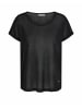 Mos Mosh Rundhals T-Shirt für Damen in schwarz