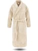 normani Damen Baumwoll Bademantel in Beige