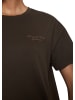 Marc O'Polo DENIM T-Shirt relaxed in dark chocolate