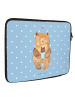 Mr. & Mrs. Panda Laptoptasche Bär Baby ohne Spruch in Blau Pastell