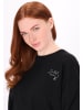 DreiMaster Damen Sweatshirt in Schwarz