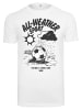 Merchcode Merchcode Footballs Coming Home All Weather Sports Tee in white