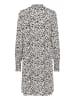 Kaffe Kleid KAmathilde Loose fit in Chalk/Black Graphic Lines
