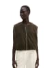 Marc O'Polo Lederweste regular in Mossy Earth