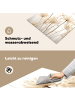 OnlyWow Herdabdeckplatte Blumen beige