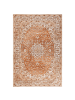 Beliani Kurzflor HAYA in Orange/Beige - (W) 160 x (H) 160 x (L) 230 cm