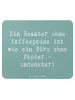 Mr. & Mrs. Panda Ostergeschenk Spruch Beamter Kaffeepause mit Sp... in Meeresbrise