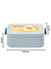 Mr. & Mrs. Panda Lunch Box Spiegelei Ei Design mit Spruch in Blau Pastell
