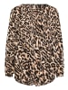 Betty Barclay Schlupfbluse mit Plissee in Schwarz/Beige