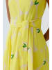 Oui Midikleid in yellow stone