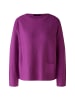 Oui Pullover KEIKO 100% Bio-Baumwolle in sparkling grape