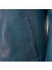 JILANI Lederjacke Lammnappa in Blau