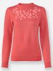 WITT WEIDEN Langarm-Pullover in grapefruit-flamingo-gemustert