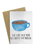 Mr. & Mrs. Panda Grußkarte Kaffee Tasse mit Spruch in Weiß