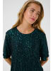 Kaffe Kurzarm-Bluse KAlila Regular fit in Dark Green Sequin