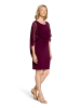 Vera Mont Cocktailkleid mit Raffung in Strong Aubergine