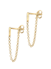 Elli Ohrringe 925 Sterling Silber Geo, Kreis in Gold