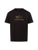 Alpha Industries T-Shirt in schwarz gold