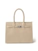 Kmisso Henkeltasche Echt Leder in Beige