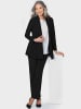 GOLDNER Jersey-Longjacke in schwarz