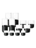 Villeroy & Boch 12-tlg. Bargläser Manufacture Rock in in schwarz-transparent