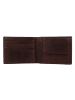 Greenburry Newport Geldbörse RFID Schutz Leder 12 cm in coffee