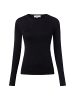 IPURI Langarmshirt in schwarz