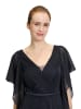 Vera Mont Abendkleid im Glitzer-Look in Dunkelblau/Grau