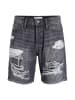 Jack & Jones Short in Black Denim