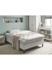 Beliani Doppelbett COUNTESS  in Grau/Braun - (W) 121 x (H) 53 x (L) 201 cm