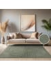 KADIMA DESIGN Teppich Kurzflor Struktur Wohnzimmer in Grün