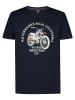 Petrol Industries T-Shirt mit Print Fumarola in Blau