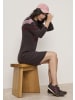 Tamaris Strickkleid in braun bordeaux gemustert