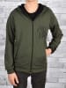 BEZLIT Sweatjacke in Olivegrün - Schwarz