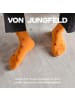 von Jungfeld Motivsocken Signature Icons in Peach Jam Orange