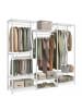 SONGMICS Kleiderschrank Dalten in Weiß - (B)174 x (H)178 x (T)40 cm