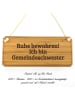 Mr. & Mrs. Panda Holz Türschild Gemeindeschwester mit Spruch in Keine Angabe