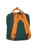 FJÄLLRÄVEN Kanken Mini Rucksack 29 cm in arctic green-spicy orange