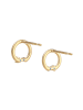 Elli DIAMONDS  Ohrringe 585 Gelbgold Kreis in Gold