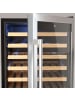 Les Petits Champs Weinkühlschrank 48 Flaschen CAVC48 Silber Energieklasse G