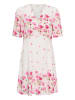 Kaffe Kleid KArosine Tight fit in White Rose Border Flower